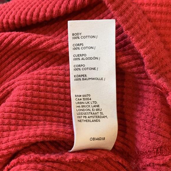 We the Free waffle knit high low long-sleeve top XS - Picture 4 of 4